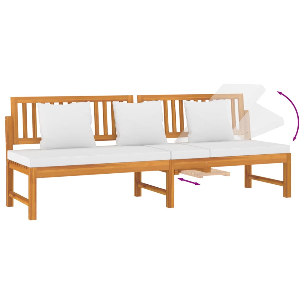 8720286142813_g_en_hd_4 vidaXL Day Bed with Cream Cushion 200x60x75 cm Solid Wood Acacia - Image 6