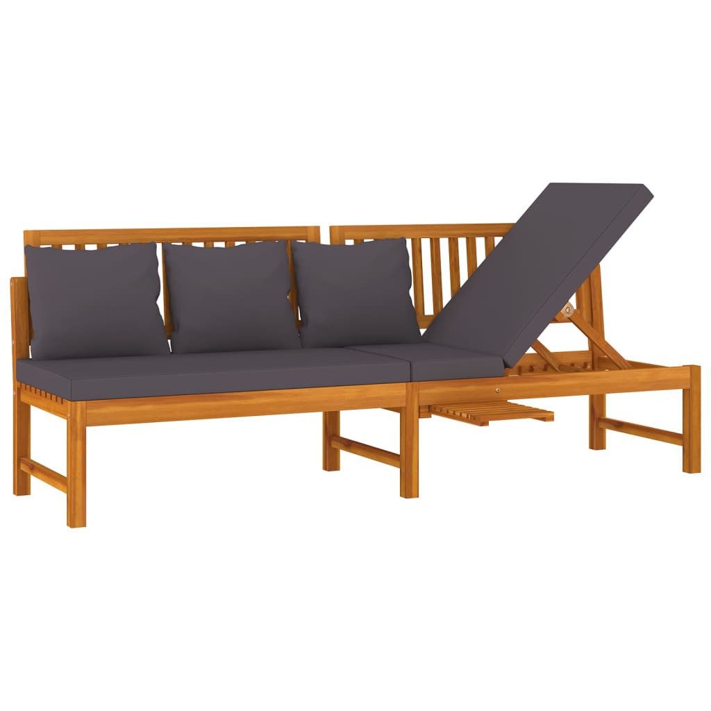 8720286142820_a_en_hd_1 vidaXL Day Bed with Grey Cushion 200x60x75 cm Solid Wood Acacia - Image 2