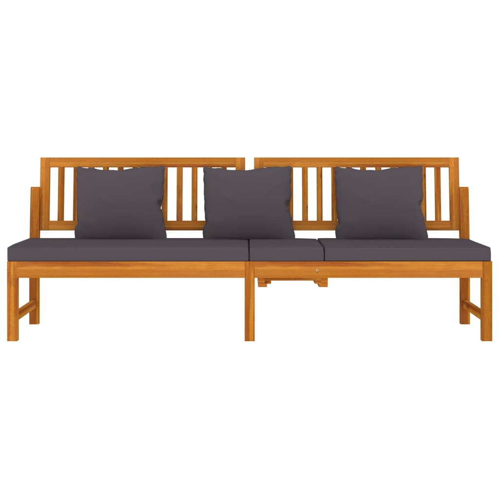 8720286142820_g_en_hd_2 vidaXL Day Bed with Grey Cushion 200x60x75 cm Solid Wood Acacia - Image 4