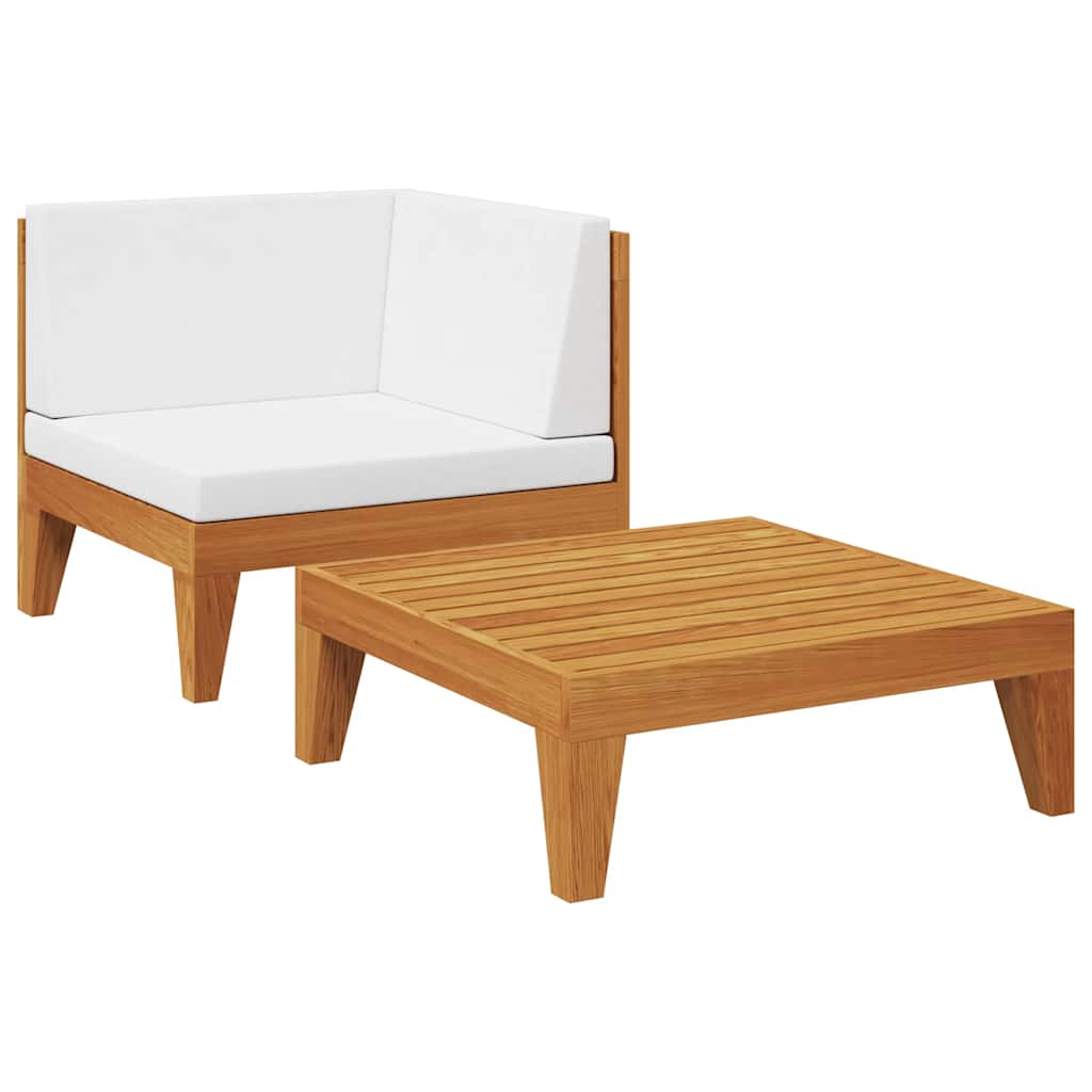 8720286142837_a_en_hd_1 vidaXL 2 Piece Garden Lounge Set with Cushions Solid Acacia Wood - Image 2