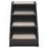 vidaXL Folding Dog Stairs Black 62x40x49.5 cm - Image 3