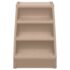 vidaXL Folding Dog Stairs Brown 62x40x49.5 cm - Image 3