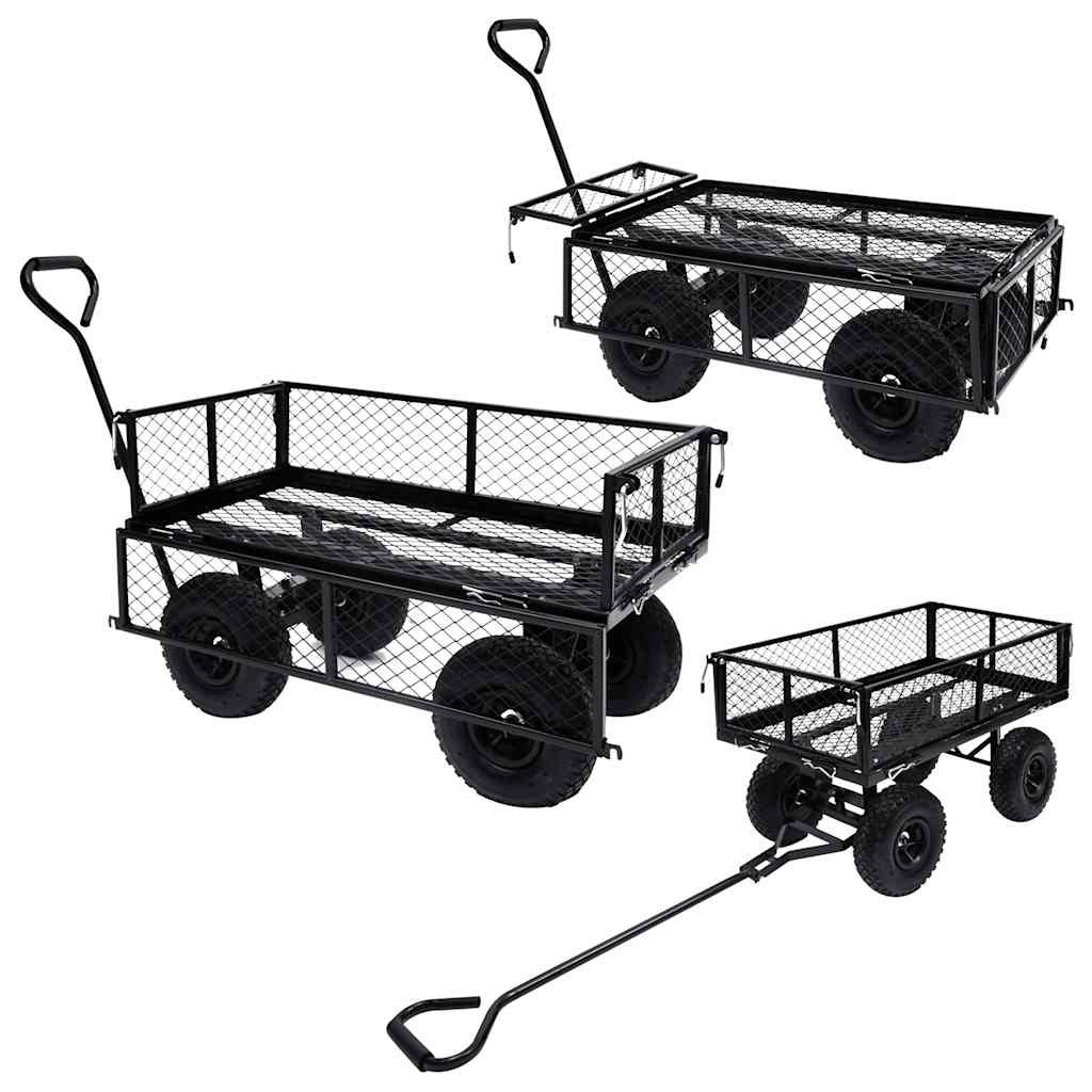 8720286144756_g_en_hd_6 vidaXL Garden Hand Trolley Black 250 kg - Image 7