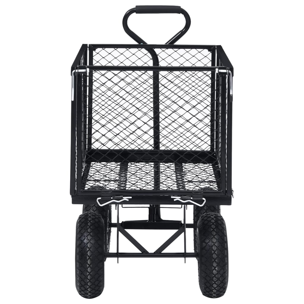 8720286144763_g_en_hd_2 vidaXL Garden Hand Trolley Black 350 kg - Image 3