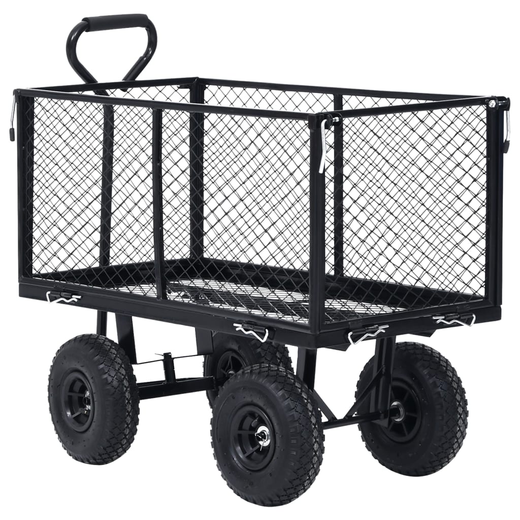 8720286144763_g_en_hd_3 vidaXL Garden Hand Trolley Black 350 kg - Image 4