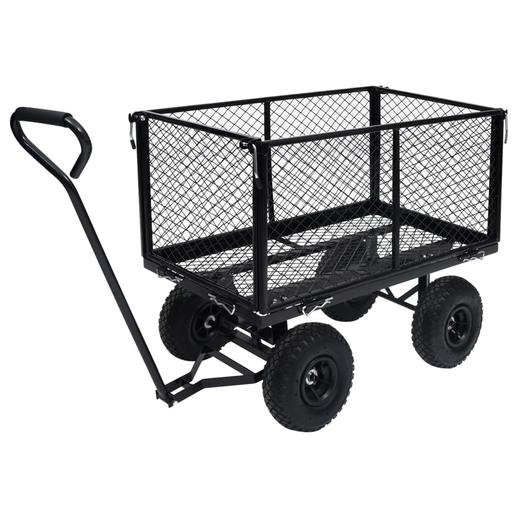 8720286144763_g_en_hd_4 vidaXL Garden Hand Trolley Black 350 kg - Image 5