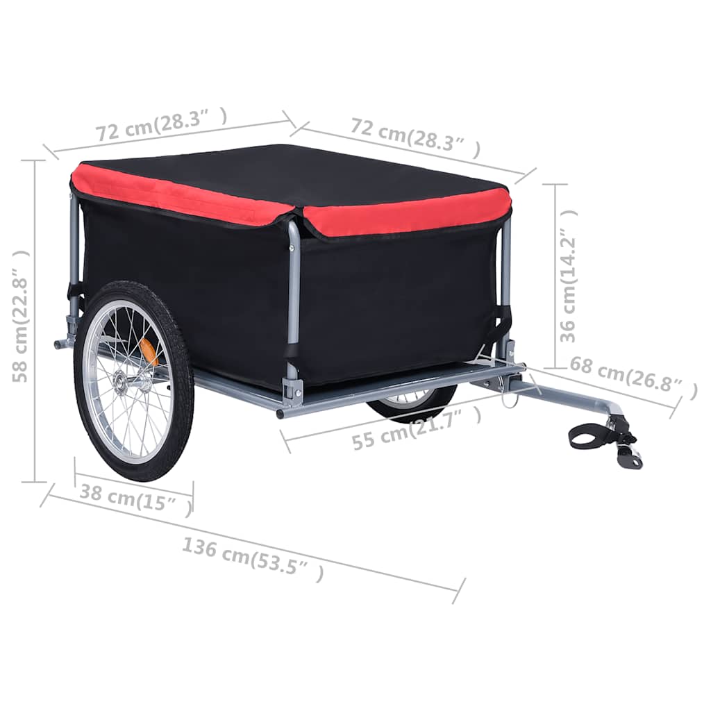 8720286144817_g_en_hd_7 vidaXL Bike Trailer Black and Red 65 kg - Image 8