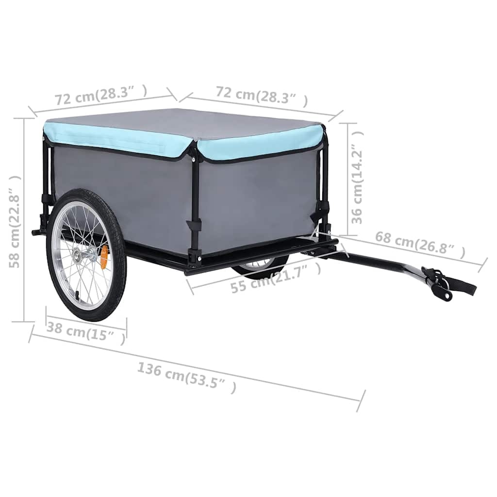 8720286144824_g_en_hd_7 vidaXL Bike Trailer Black and Blue 65 kg - Image 8