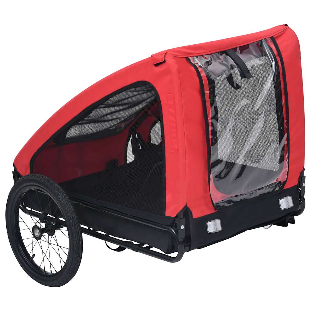 8720286144879_g_en_hd_2 vidaXL Pet Bike Trailer Red and Black - Image 3