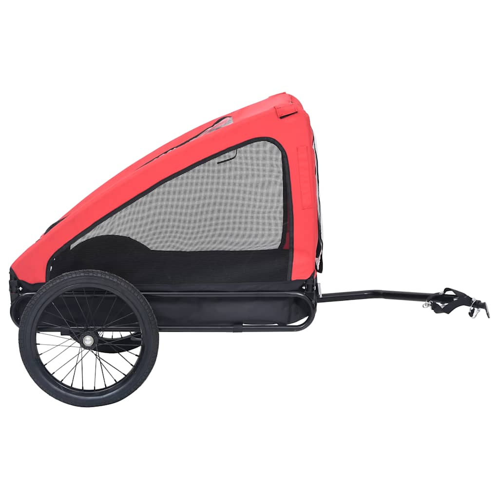 8720286144879_g_en_hd_3 vidaXL Pet Bike Trailer Red and Black - Image 4