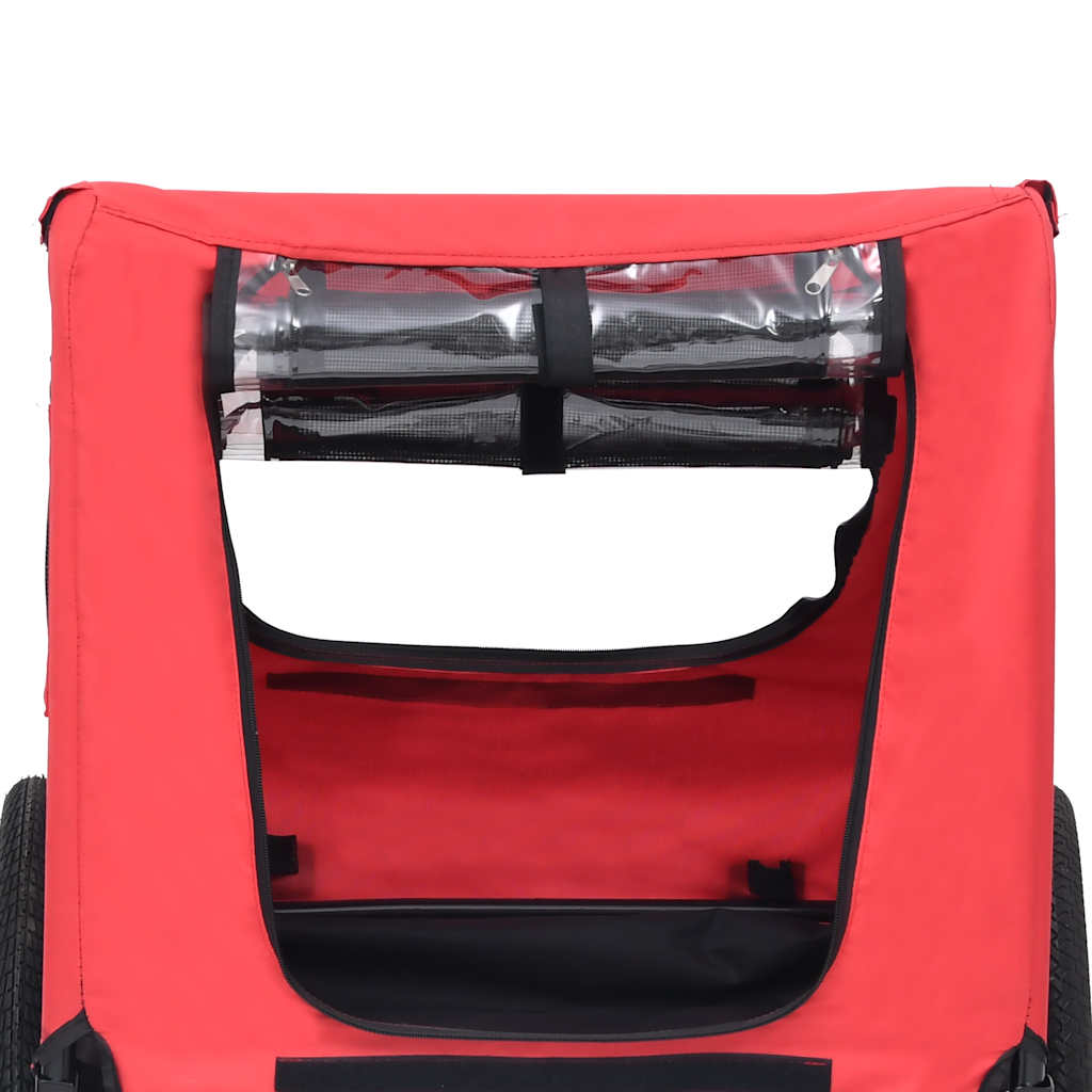8720286144879_g_en_hd_6 vidaXL Pet Bike Trailer Red and Black - Image 7