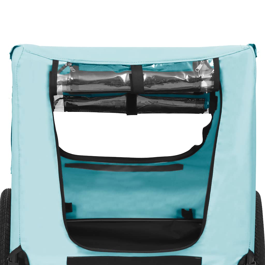 8720286144886_g_en_hd_6 vidaXL Pet Bike Trailer Blue and Black - Image 7