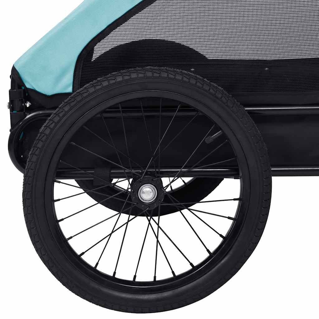 8720286144886_g_en_hd_7 vidaXL Pet Bike Trailer Blue and Black - Image 8