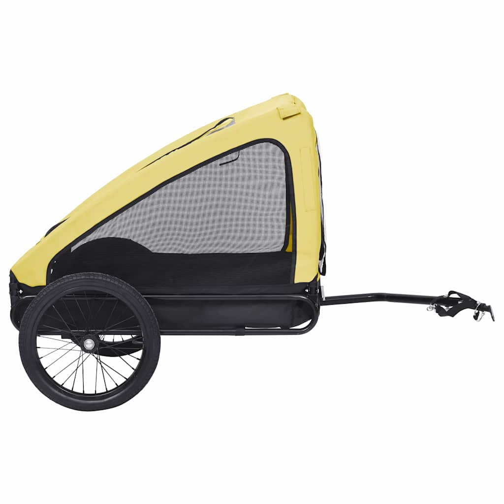 8720286144893_g_en_hd_3 vidaXL Pet Bike Trailer Yellow and Black - Image 4