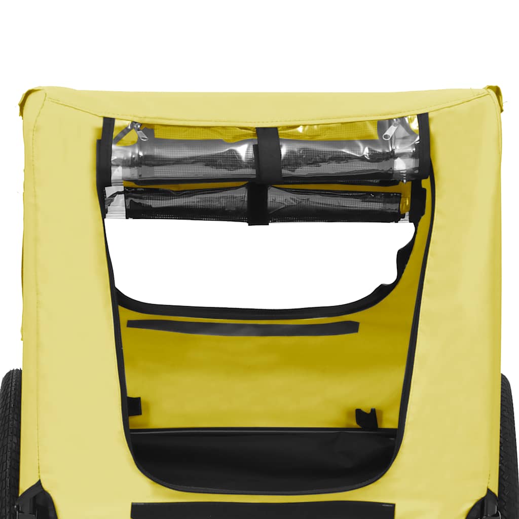 8720286144893_g_en_hd_6 vidaXL Pet Bike Trailer Yellow and Black - Image 7