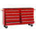 vidaXL Tool Trolley with 10 Drawers Steel Red - Image 2