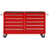 vidaXL Tool Trolley with 10 Drawers Steel Red - Image 3