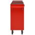 vidaXL Tool Trolley with 10 Drawers Steel Red - Image 4