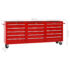 vidaXL Tool Trolley with 15 Drawers Steel Red - Image 9