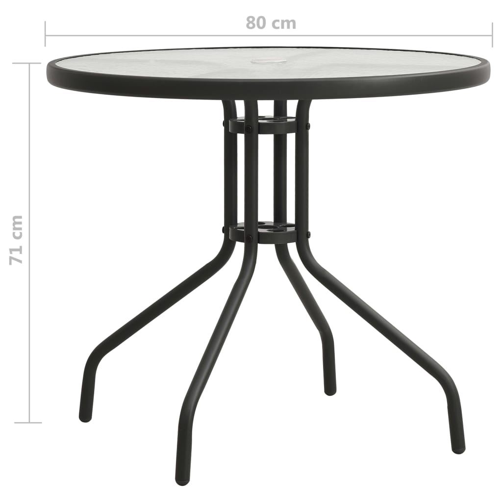 8720286146279_g_en_hd_5 vidaXL Bistro Table Anthracite Ø80x71 cm Steel - Image 6