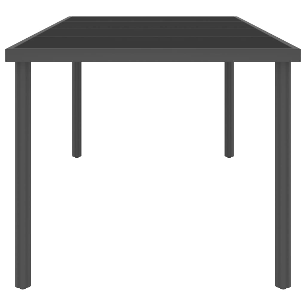8720286146286_g_en_hd_2 vidaXL Outdoor Dining Table Anthracite 220x90x75 cm Steel and Glass - Image 3