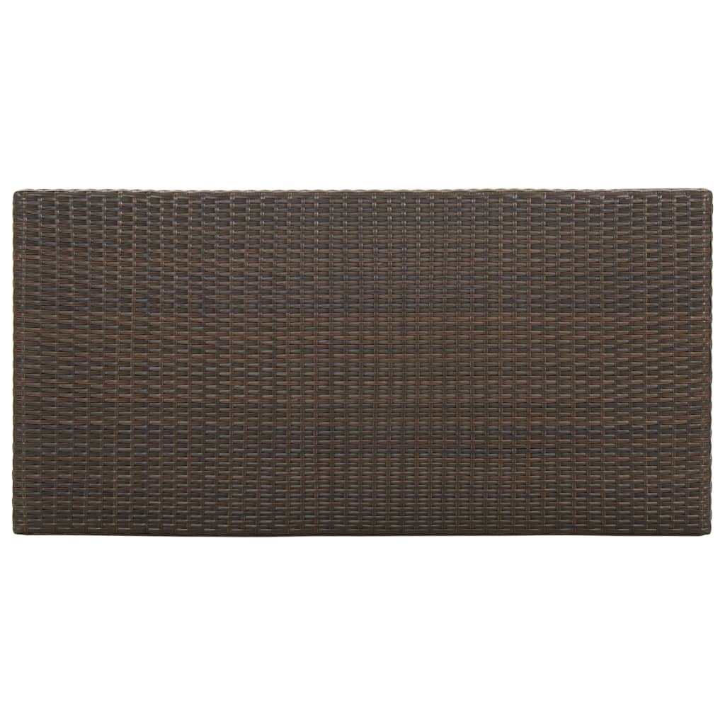 8720286146781_g_en_hd_4 vidaXL Bar Table with Storage Rack Brown 120x60x110 cm Poly Rattan - Image 5