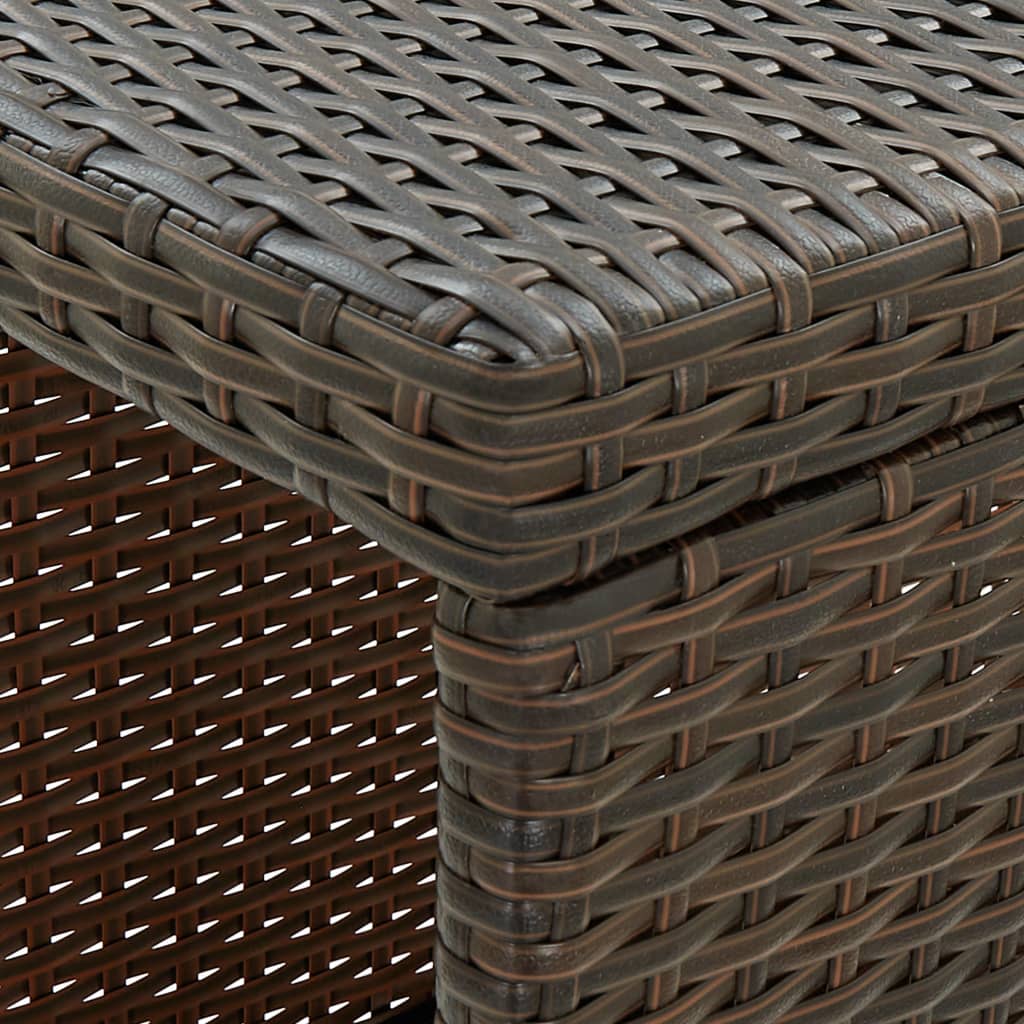 8720286146781_g_en_hd_5 vidaXL Bar Table with Storage Rack Brown 120x60x110 cm Poly Rattan - Image 6