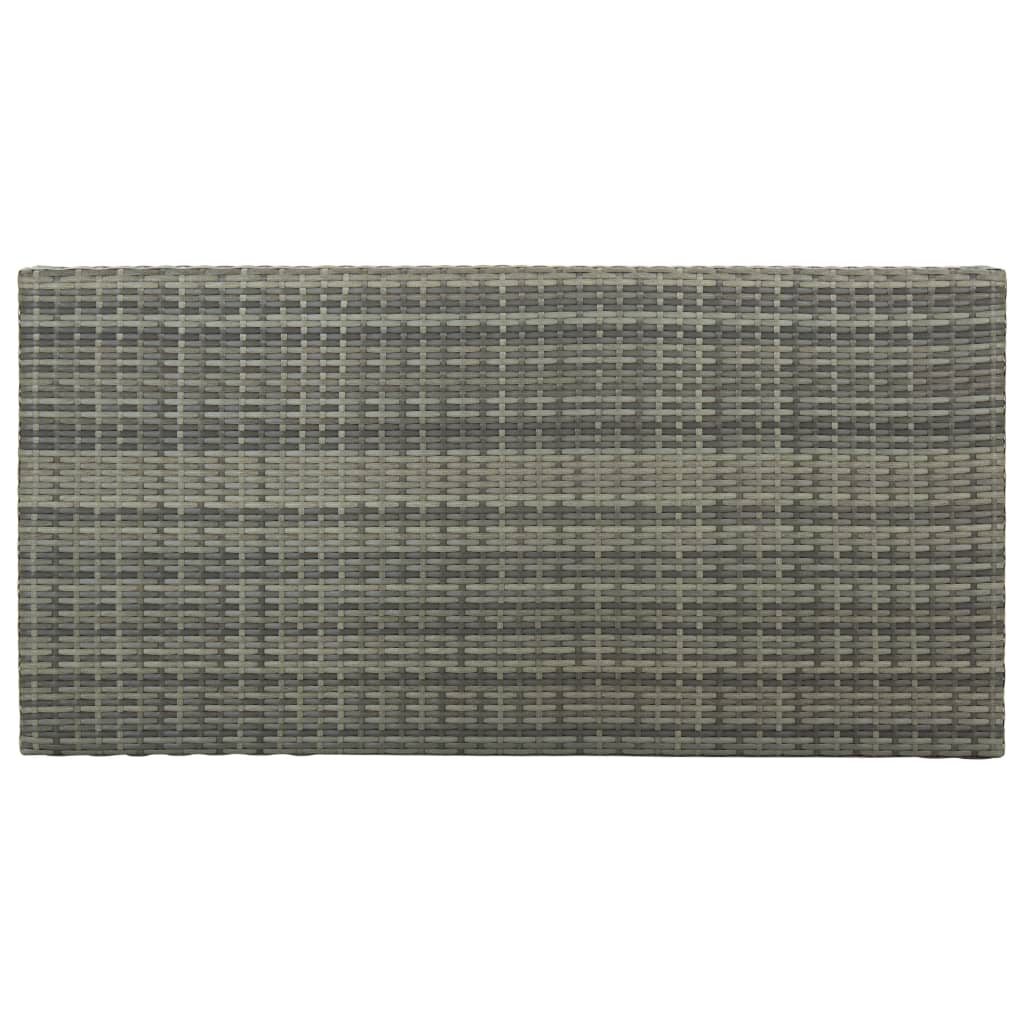 8720286146804_g_en_hd_4 vidaXL Bar Table with Storage Rack Grey 120x60x110 cm Poly Rattan - Image 5