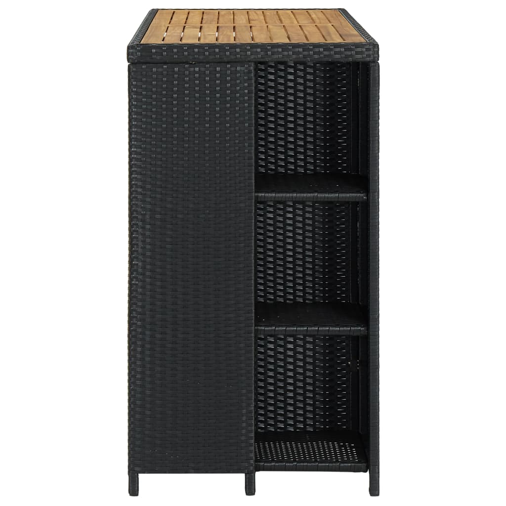 8720286146811_g_en_hd_2 vidaXL Bar Table with Storage Rack Black 120x60x110 cm Poly Rattan - Image 3