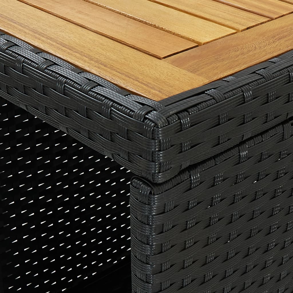 8720286146811_g_en_hd_5 vidaXL Bar Table with Storage Rack Black 120x60x110 cm Poly Rattan - Image 6