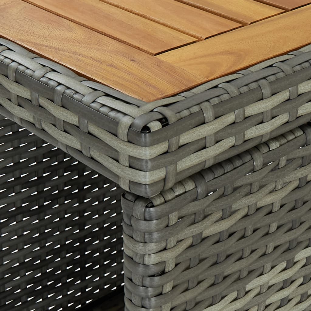 8720286146828_g_en_hd_5 vidaXL Bar Table with Storage Rack Grey 120x60x110 cm Poly Rattan - Image 6