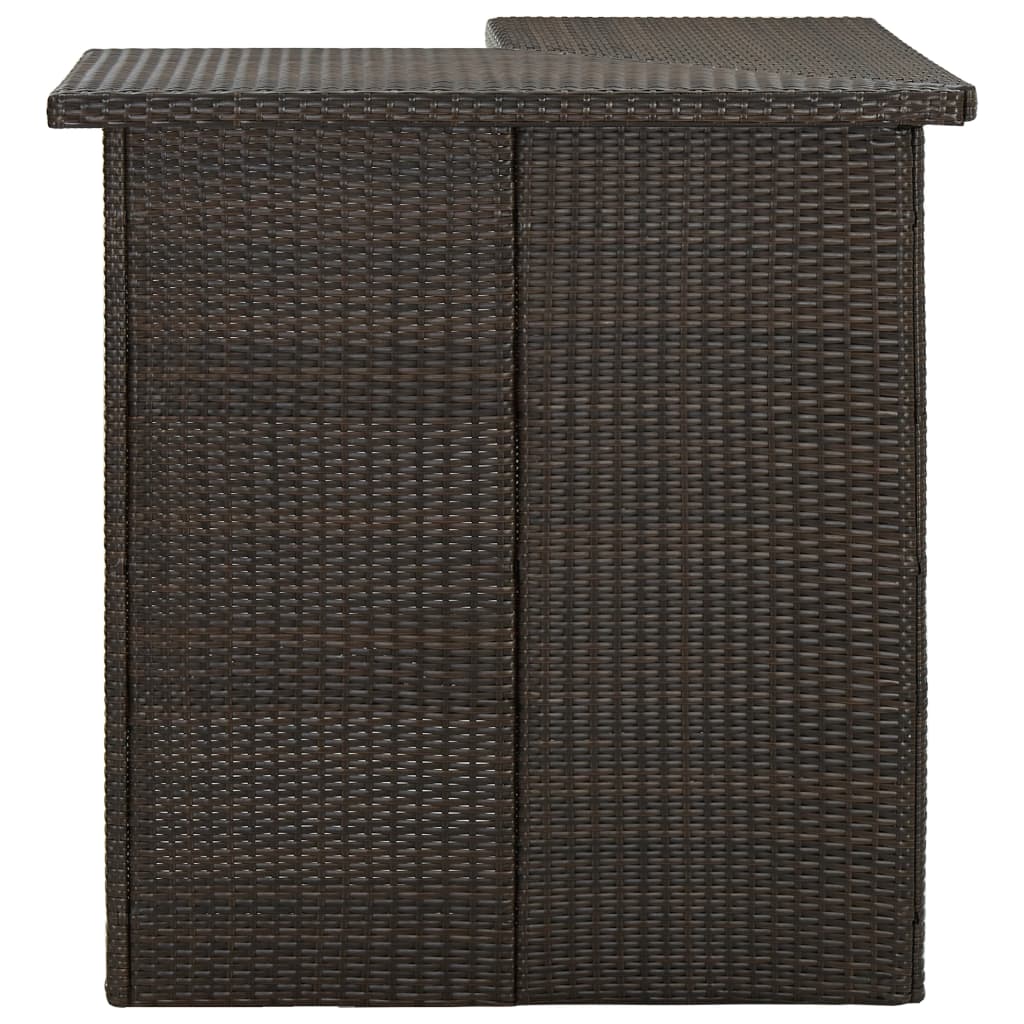8720286146835_g_en_hd_1 vidaXL Corner Bar Table Brown 100x50x105 cm Poly Rattan - Image 2
