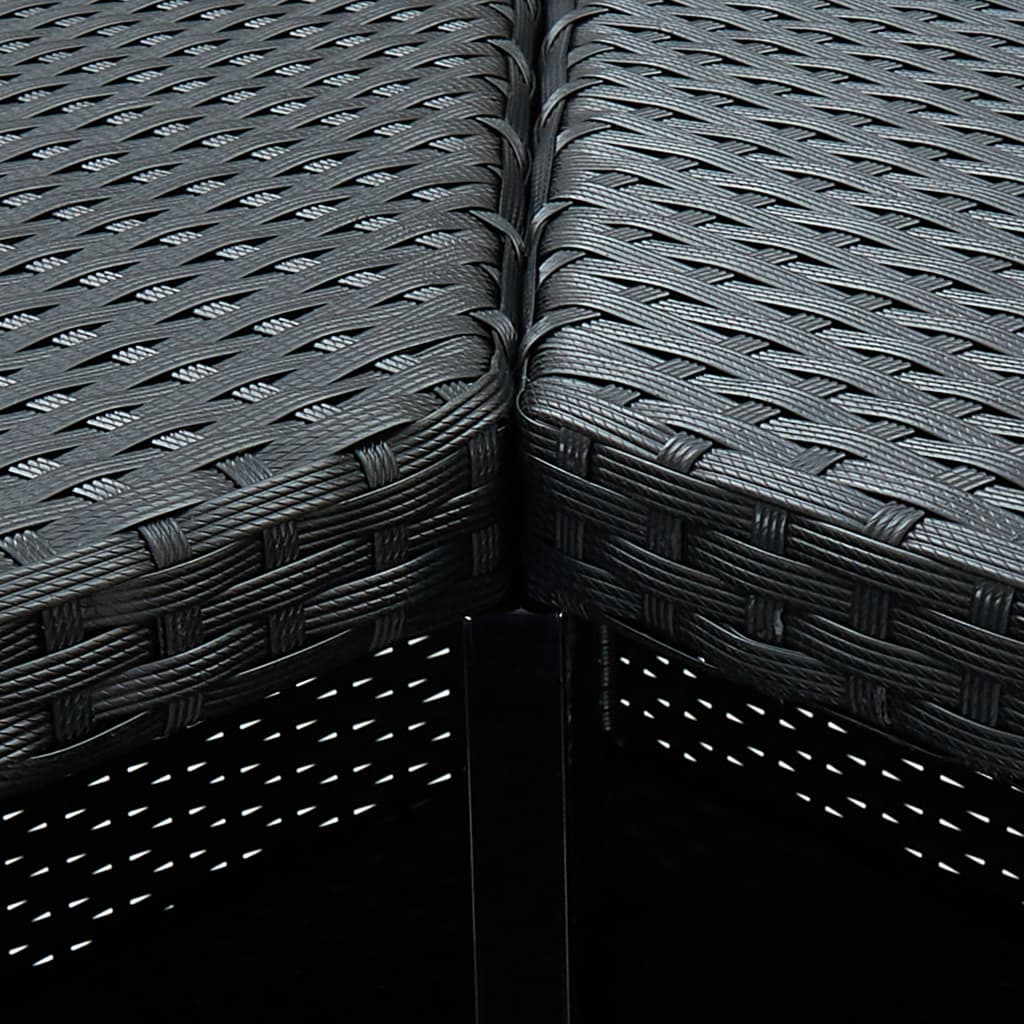 8720286146842_g_en_hd_4 vidaXL Corner Bar Table Black 100x50x105 cm Poly Rattan - Image 5