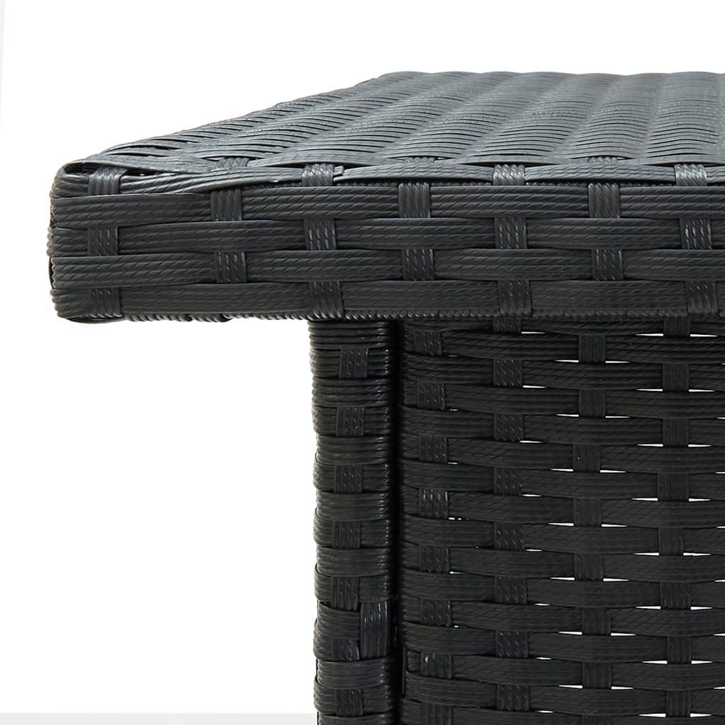 8720286146842_g_en_hd_5 vidaXL Corner Bar Table Black 100x50x105 cm Poly Rattan - Image 6