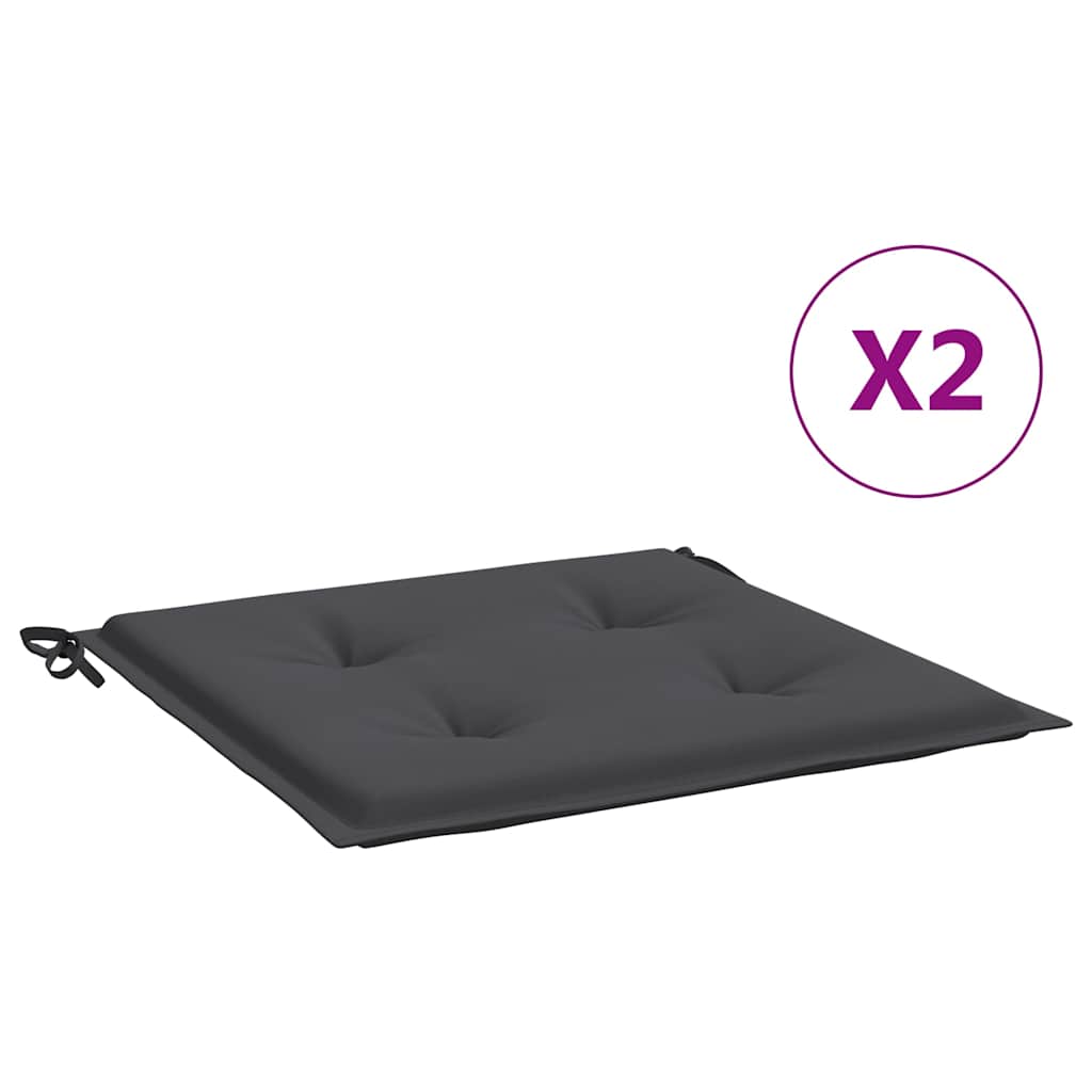 8720286147153_a_en_hd_1 vidaXL Garden Chair Cushions 2 pcs Anthracite 40x40x4 cm Oxford Fabric - Image 2