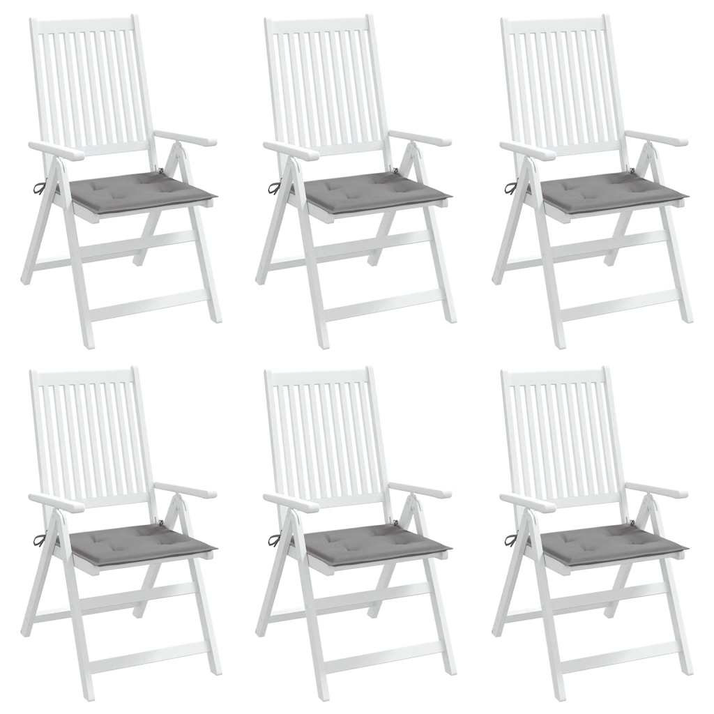8720286147184_g_en_hd_2 vidaXL Garden Chair Cushions 6 pcs Grey 40x40x4 cm Oxford Fabric - Image 4