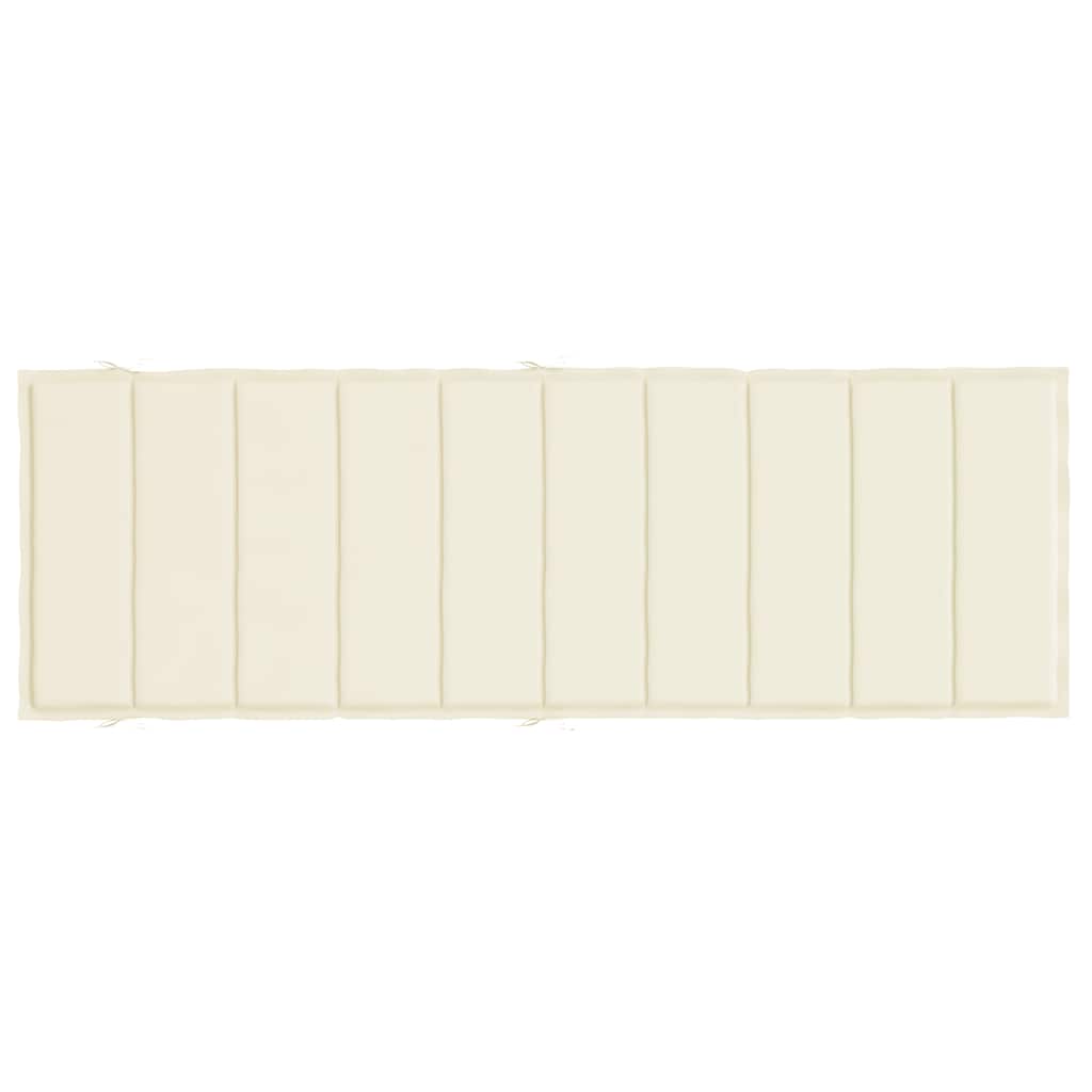 8720286148730_g_en_hd_4 vidaXL Sun Lounger Cushion Cream 186x58x4cm Oxford Fabric - Image 5