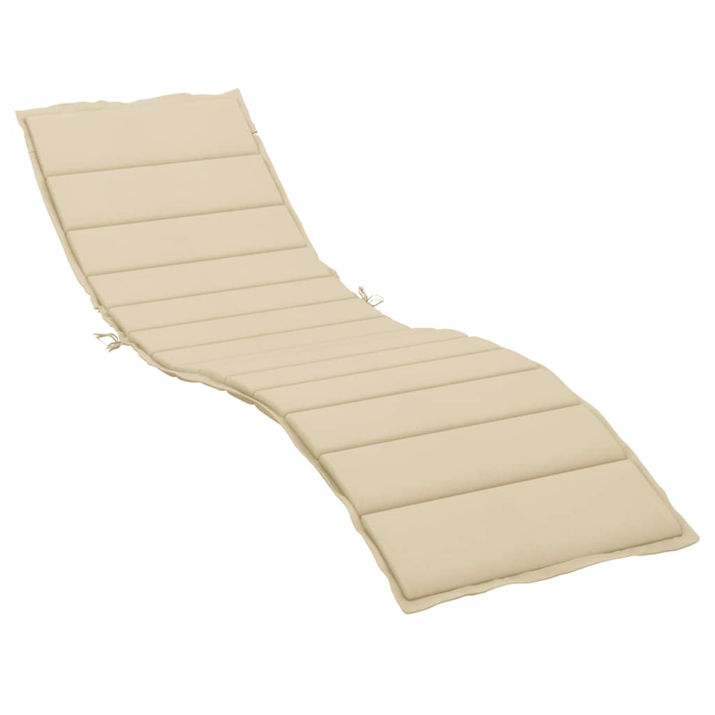 8720286149041_a_en_hd_1 vidaXL Sun Lounger Cushion Beige 200x50x3cm Oxford Fabric - Image 2