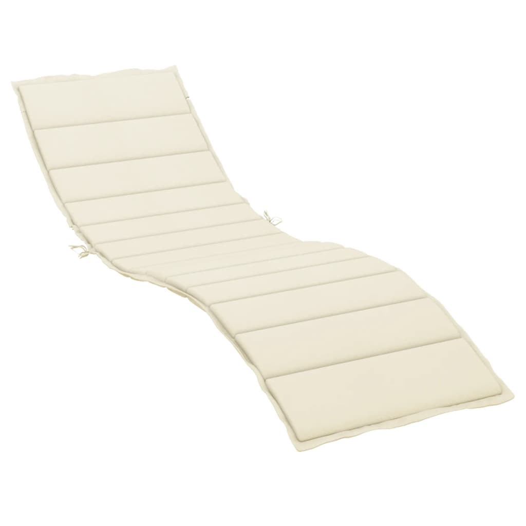 8720286149188_a_en_hd_1 vidaXL Sun Lounger Cushion Cream 200x60x3cm Oxford Fabric - Image 2