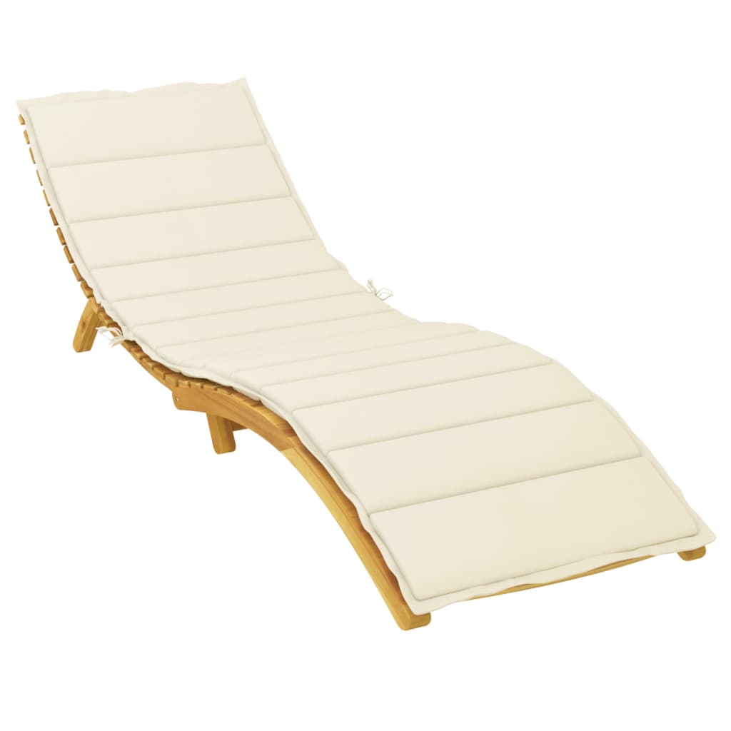 8720286149188_g_en_hd_1 vidaXL Sun Lounger Cushion Cream 200x60x3cm Oxford Fabric - Image 3