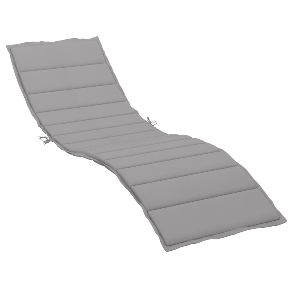 8720286149324_a_en_hd_1 vidaXL Sun Lounger Cushion Grey 200x70x3cm Oxford Fabric - Image 2