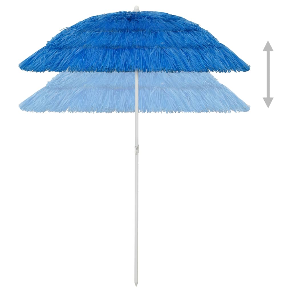 8720286149492_g_en_hd_2 vidaXL Hawaii Beach Parasol Blue 180 cm - Image 3
