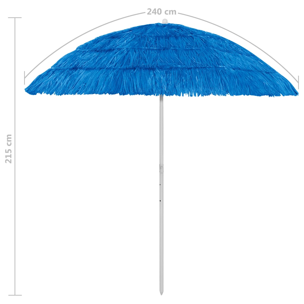 8720286149508_g_en_hd_7 vidaXL Hawaii Beach Parasol Blue 240 cm - Image 8