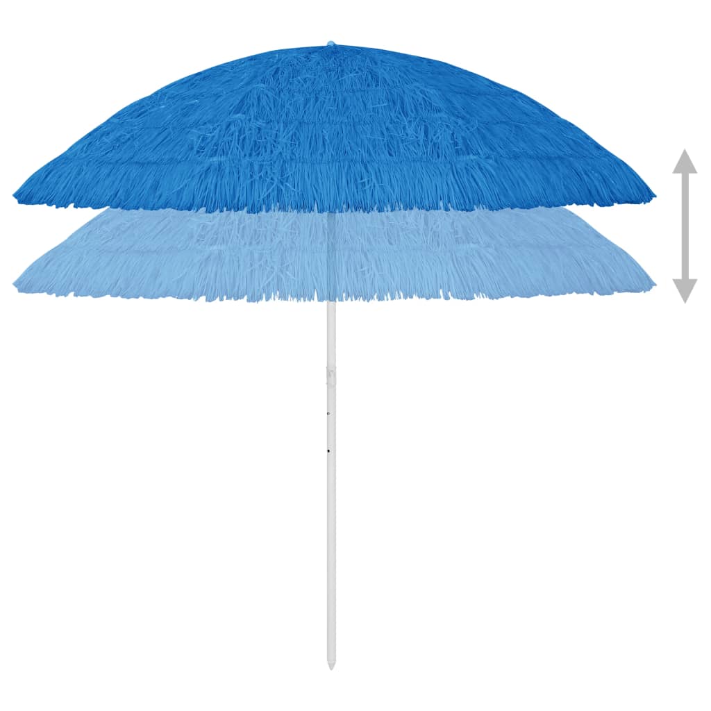 8720286149515_g_en_hd_3 vidaXL Hawaii Beach Parasol Blue 300 cm - Image 4