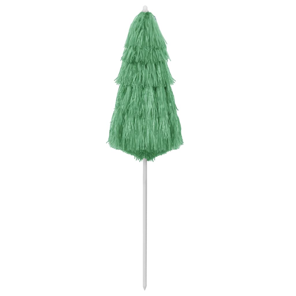 8720286149522_g_en_hd_1 vidaXL Hawaii Beach Parasol Green 180 cm - Image 2