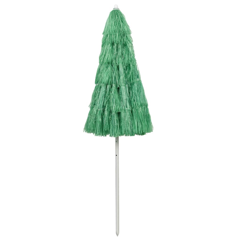8720286149539_g_en_hd_1 vidaXL Hawaii Beach Parasol Green 240 cm - Image 2