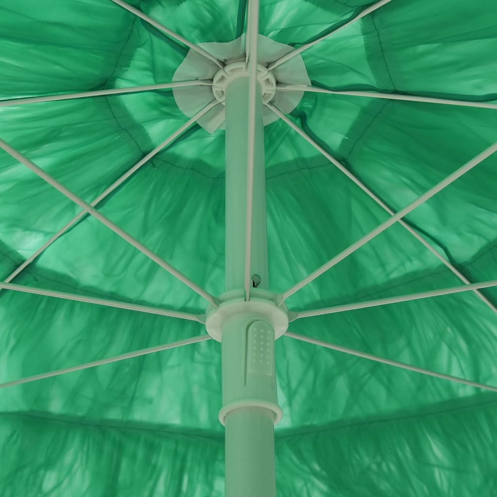 8720286149539_g_en_hd_5 vidaXL Hawaii Beach Parasol Green 240 cm - Image 6