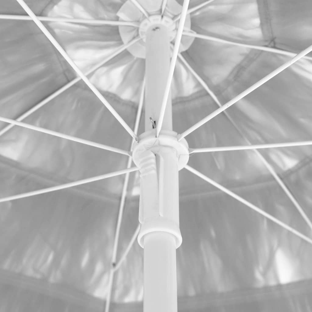8720286149553_g_en_hd_5 vidaXL Hawaii Beach Parasol White 180 cm - Image 6