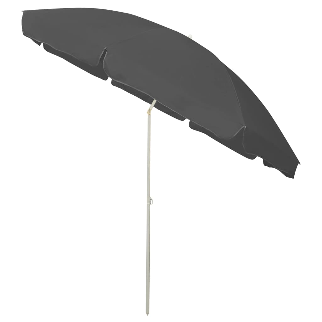 8720286149652_g_en_hd_2 vidaXL Beach Parasol Anthracite 300 cm - Image 3