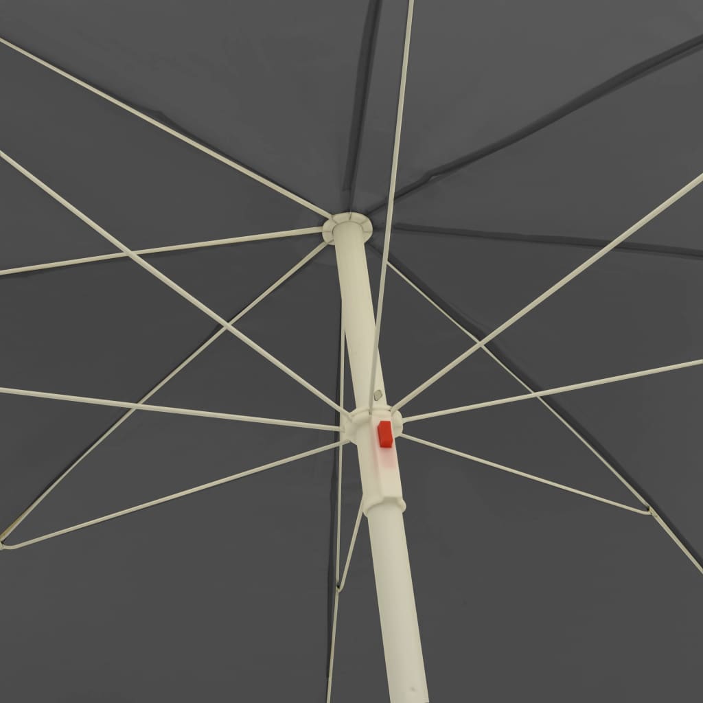 8720286149652_g_en_hd_4 vidaXL Beach Parasol Anthracite 300 cm - Image 5
